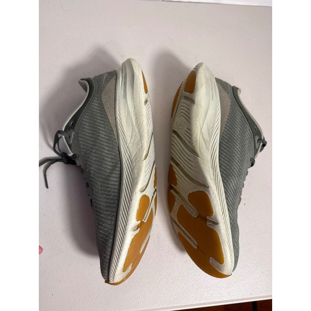 Hoka Solimar Mens Running Shoes Grey White Gum Sole Trainers 1123074 - Picture 4 of 12